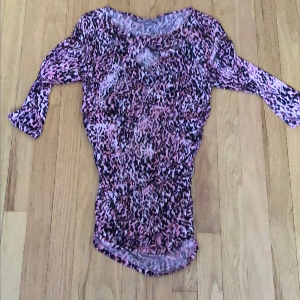 Jennifer Lopez Pink Leopard Top